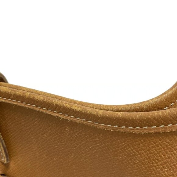 Auth HERMES Evelyne II PM Gold Veau Epsom square K Shoulder Bag - Picture 12 of 16
